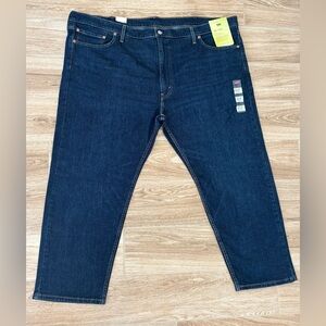 NWT LEVI'S 502 Taper Stretch Flex Denim Jeans Medium Wash Size 50x29